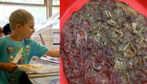 Una "desagradable" comida en una escuela de Estados Unidos se hace viral por no saber qué es